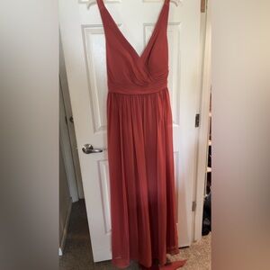 Azazie Terracotta Wedding Dress